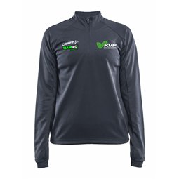 KVF SOE Damen Halfzip grau