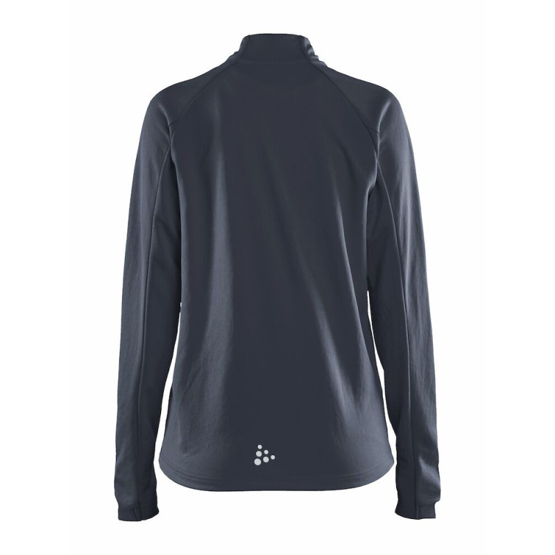 KVF SOE Damen Halfzip grau