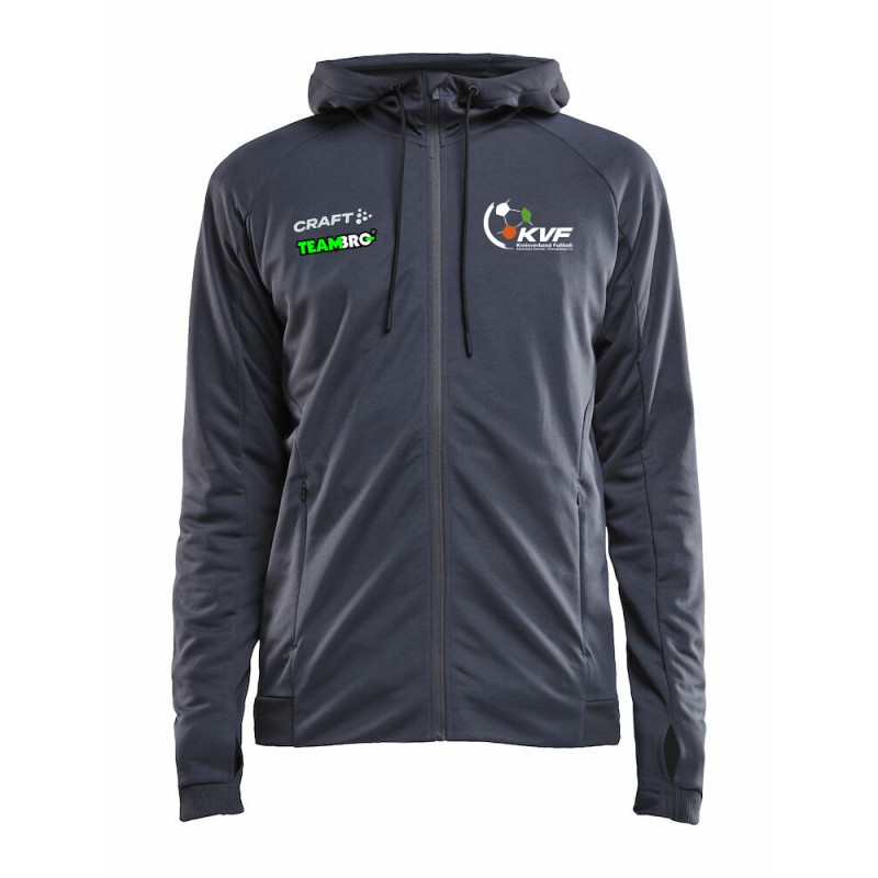 KVF SOE Herren Kapuzenjacke grau
