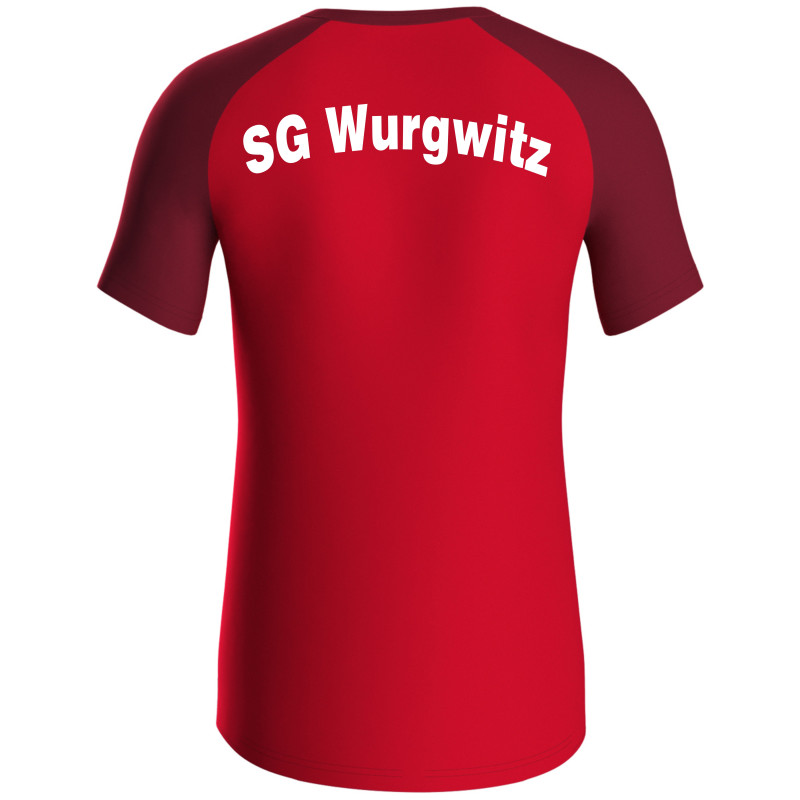 SG Wurgwitz Kinder T-Shirt rot/weinrot
