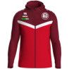 SG Wurgwitz Herren Kapuzenjacke rot/weinrot