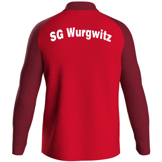 SG Wurgwitz Herren Trainingsjacke rot/weinrot