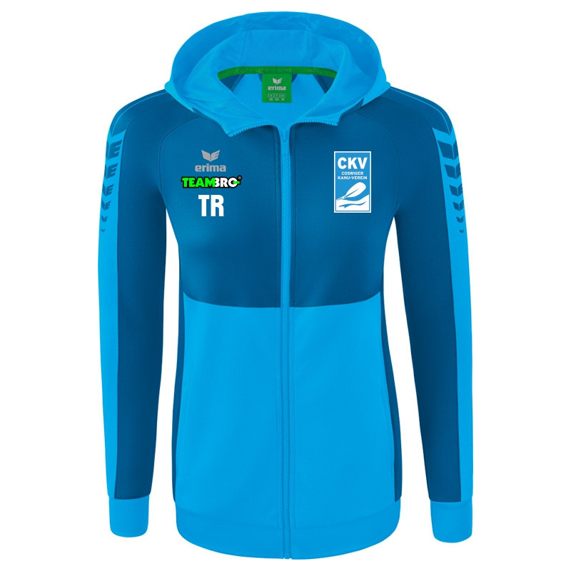 ERIMA Six Wings Trainingsjacke mit Kapuze Damen