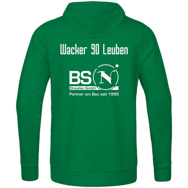 Wacker Leuben  Kapuzensweat Herren grün  Wacker Leuben  Kapuzensweat Herren grün