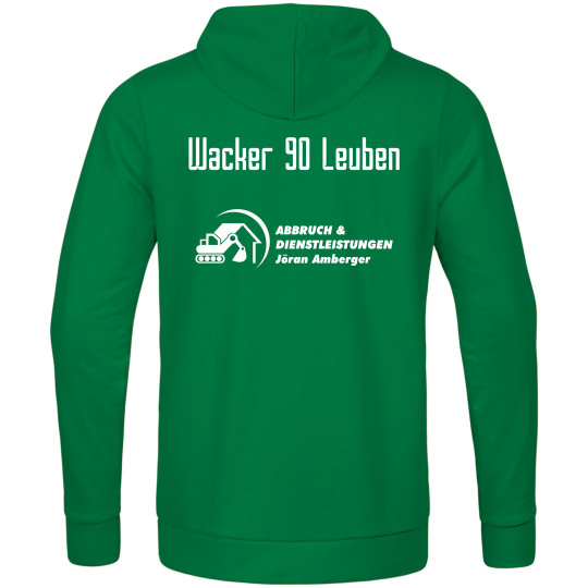Wacker Leuben  Kapuzensweat Herren grün  Wacker Leuben  Kapuzensweat Herren grün