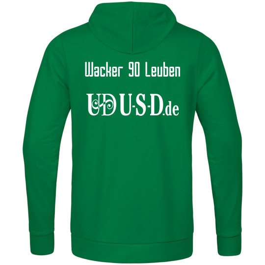 Wacker Leuben  Kapuzensweat Herren grün  Wacker Leuben  Kapuzensweat Herren grün
