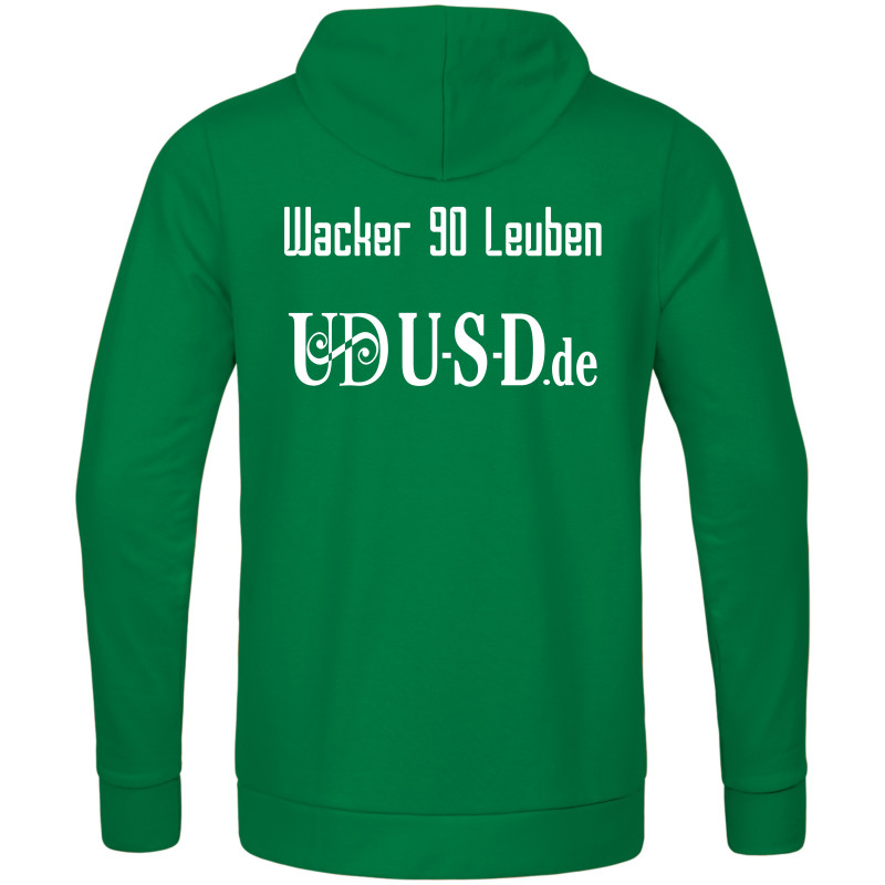 Wacker Leuben  Kapuzensweat Herren grün  Wacker Leuben  Kapuzensweat Herren grün