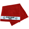 SV Lok Schleife  Duschtuch rot