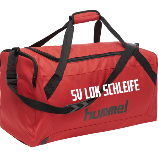 SV Lok Schleife  Sporttasche M rot/schwarz
