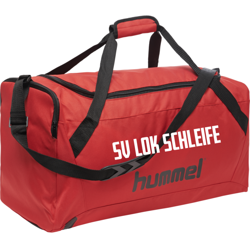 SV Lok Schleife  Sporttasche M rot/schwarz