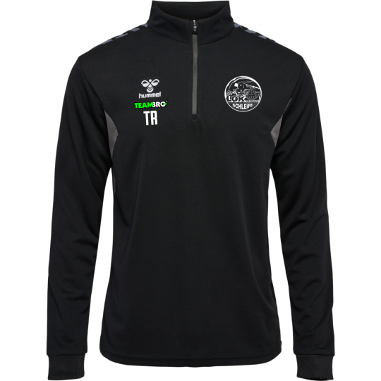 HUMMEL hmlAUTHENTIC HALF ZIP SWEAT KIDS