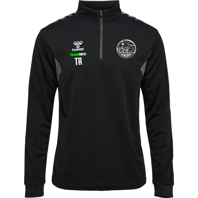 HUMMEL hmlAUTHENTIC HALF ZIP SWEAT