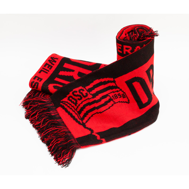 DSC Fußball-Fanschal gestrickt