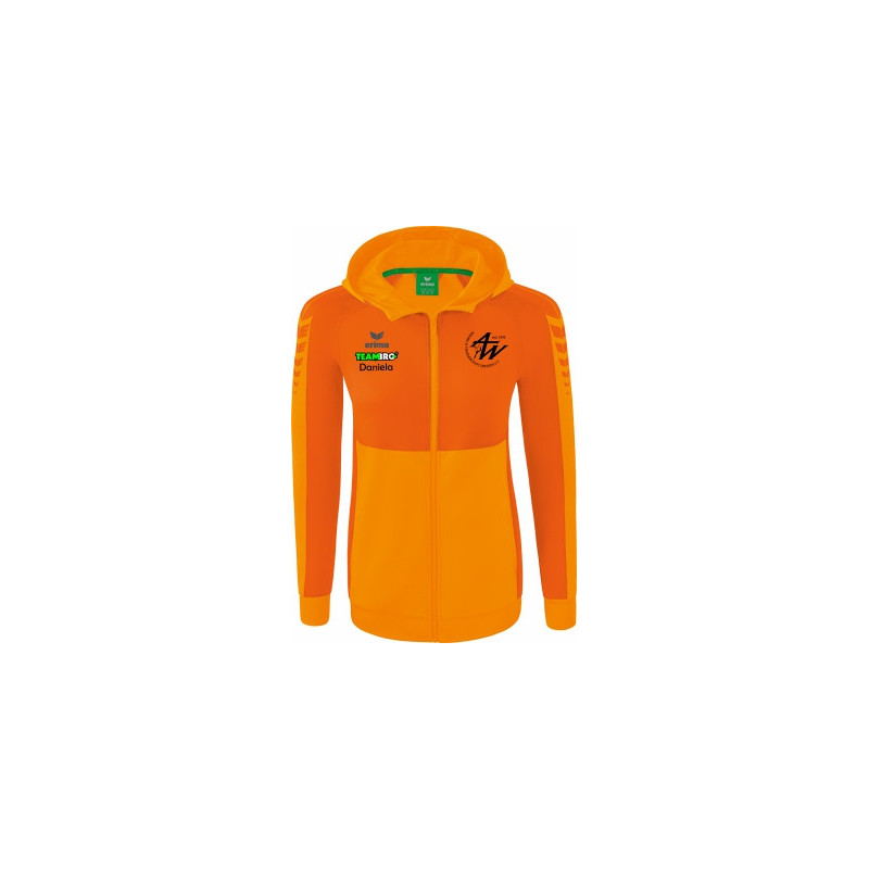 ATW Damen Kapuzenjacke orange