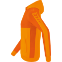 ATW Kinder Kapuzenjacke orange
