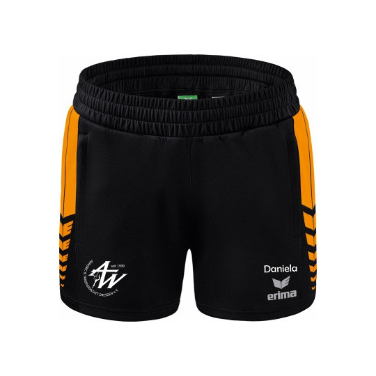 ATW Damen Shorts schwarz/orange