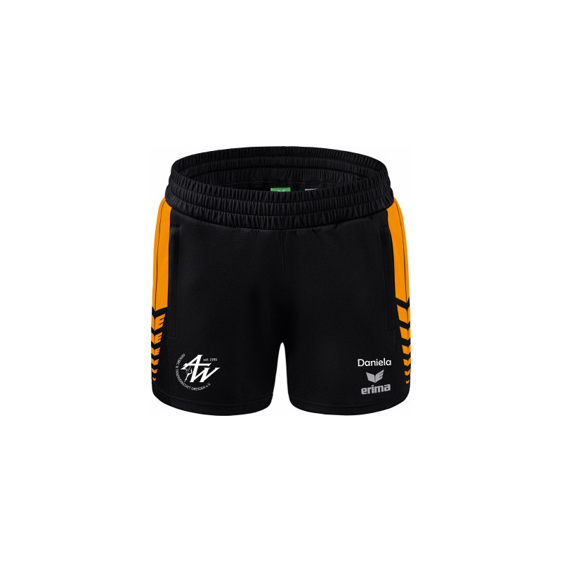 ATW Damen Shorts schwarz/orange