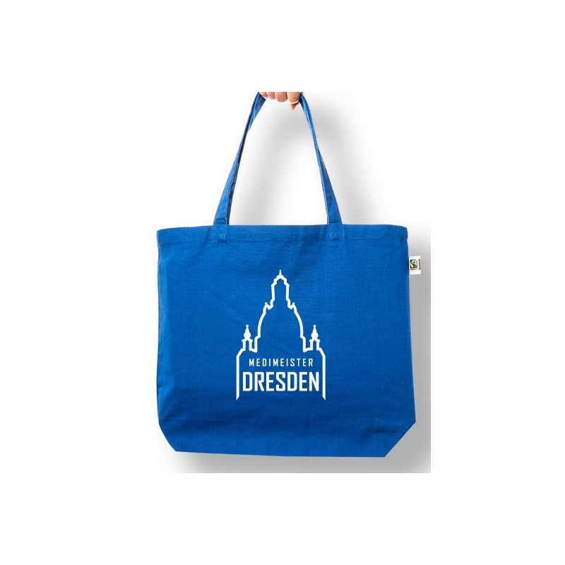 Medimeister Dresden  Fairtrade Beutel blau