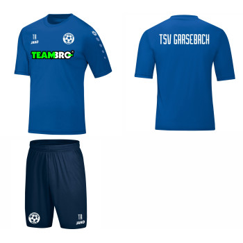 TSV Garsebach Unisex Trainingset Small blau/schwarz