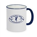 Turbine Frankenberg KANU  Tasse weiss/blau