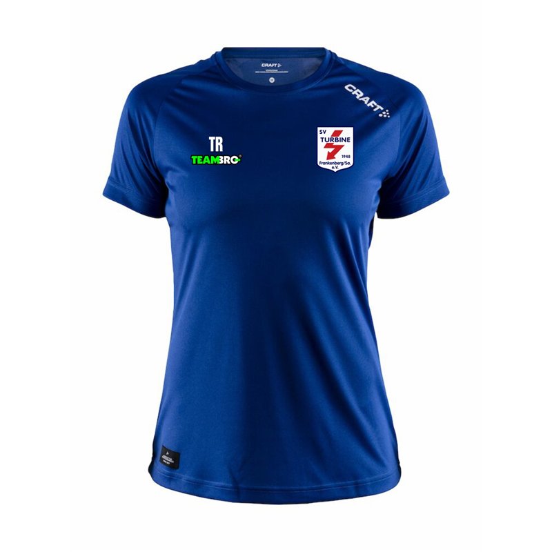 Turbine Frankenberg Aerobic Damen Function Tee blau