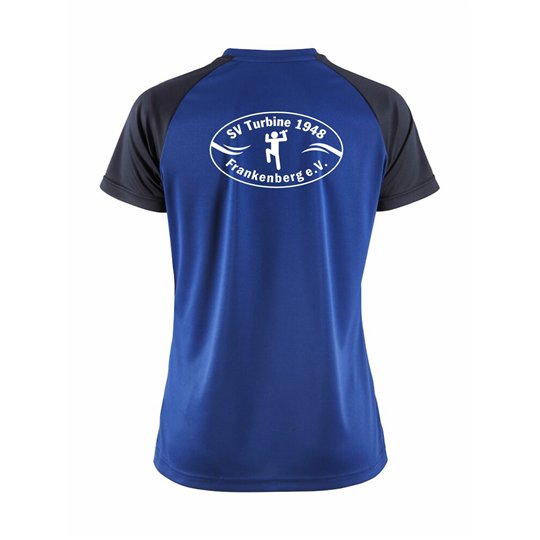 Turbine Frankenberg KANU Damen Squad Tee blau/navy