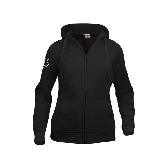 Siebenlehner SV Damen Kapuzenjacke schwarz "Grün Weiß"