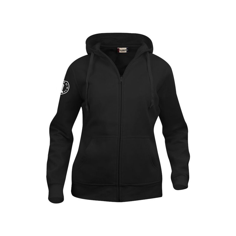 Siebenlehner SV Damen Kapuzenjacke schwarz "Grün Weiß"