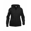 Siebenlehner SV Damen Kapuzenjacke schwarz "Grün Weiß"