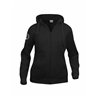 Siebenlehner SV Damen Kapuzenjacke schwarz "Grün Weiß"