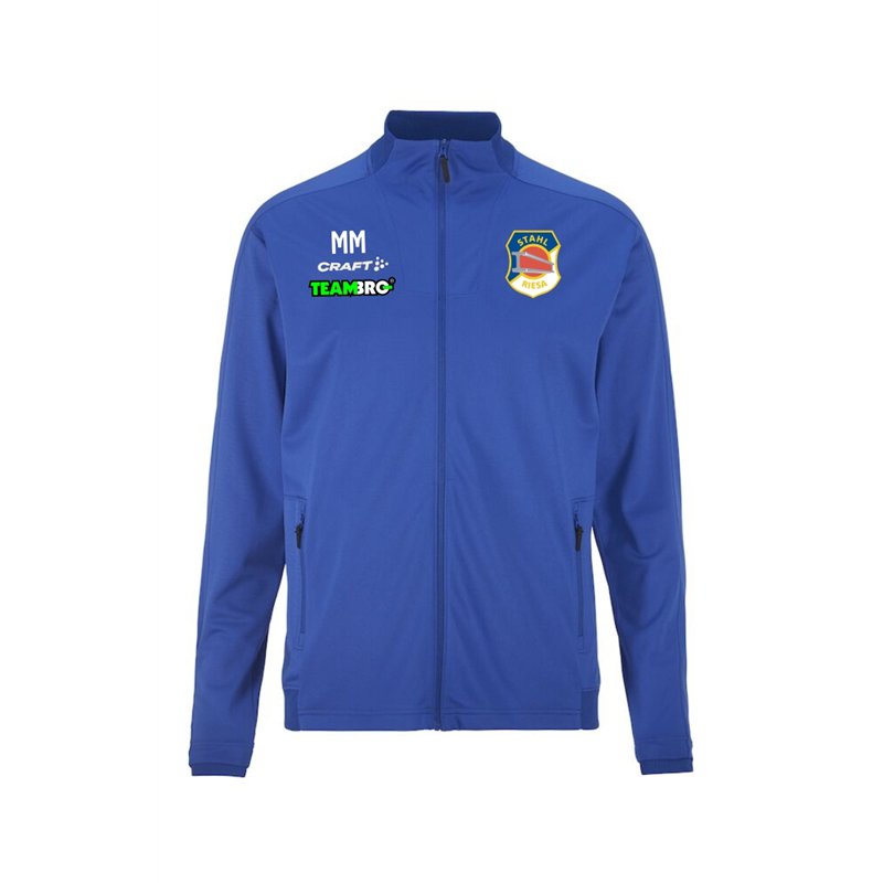 BSG Stahl Riesa Unisex Trainingsjacke blau
