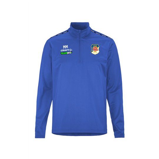 BSG Stahl Riesa Unisex Poly Ziptop blau