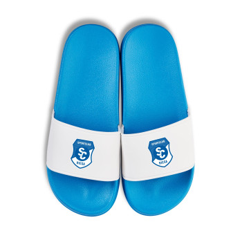 SC Riesa  Badelatschen blau/weiss