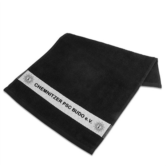 CPSC Budo  Handtuch schwarz