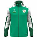 TSV Einheit Claußnitz Unisex Kapuzenjacke grün/weiß