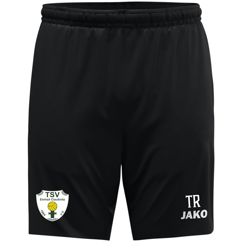 TSV Einheit Claußnitz Kinder Präsentationsshort schwarz