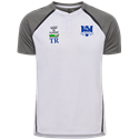 SG Bühlau Unisex Polo weiss/grau