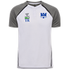 SG Bühlau Unisex Polo weiss/grau