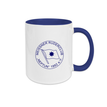 Meissner Ruderclub  Tasse navy/weiss