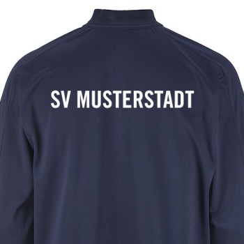 Aufdruck Vereinsname