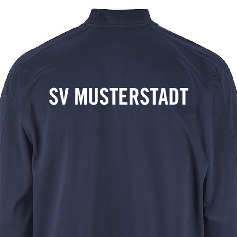 Aufdruck Vereinsname