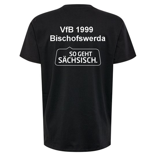 VfB 1999 Bischofswerda T-Shirt Herren "So geht sächsisch" Baumwolle