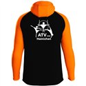 ATV 1848 Hainichen Kinder Kapuzenjacke Iconic  schwarz/neonorange