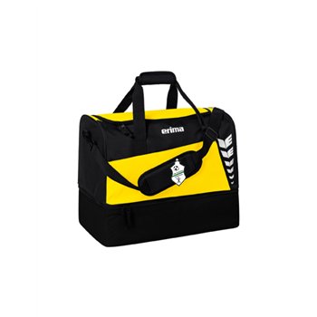 VfB Saxonia Halsbrücke LARGE Sporttasche mit Bodenfach gelb/schwarz