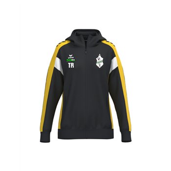 VfB Saxonia Halsbrücke Damen Kapuzenjacke schwarz/gelb