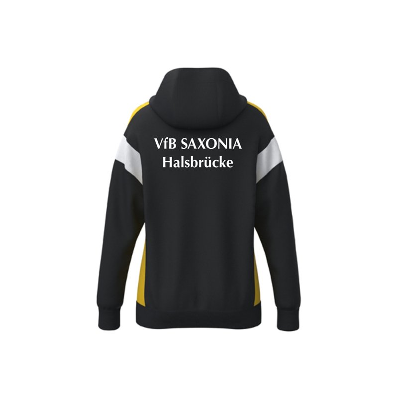 VfB Saxonia Halsbrücke Damen Kapuzenjacke schwarz/gelb