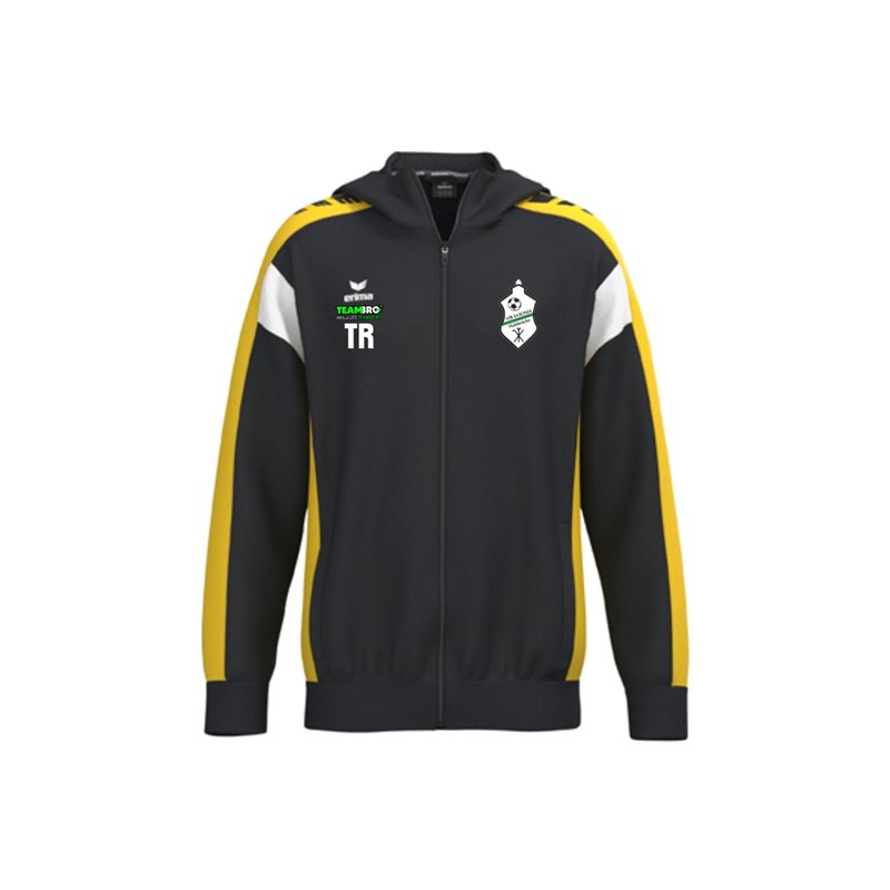 VfB Saxonia Halsbrücke Herren Kapuzenjacke schwarz/gelb
