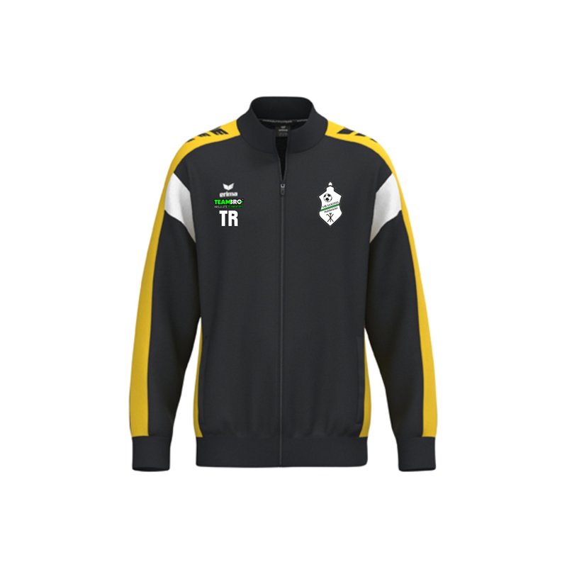 VfB Saxonia Halsbrücke Herren Trainingsjacke schwarz/gelb