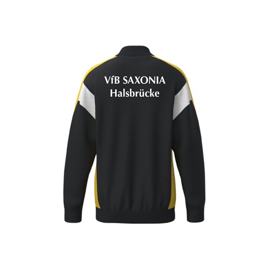 VfB Saxonia Halsbrücke Herren Trainingsjacke schwarz/gelb