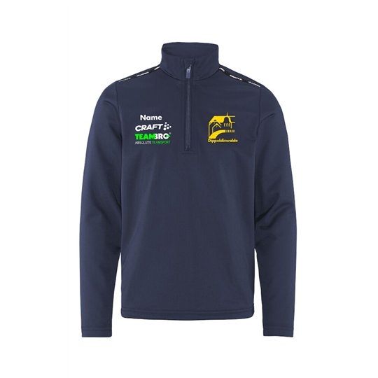 OS am Pfortenberg Unisex Poly Ziptop navy